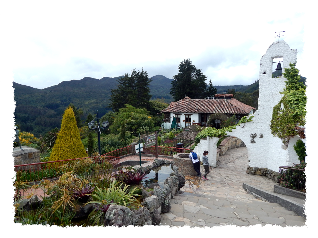 Plattform des Cerro Monserrate in Bogotá