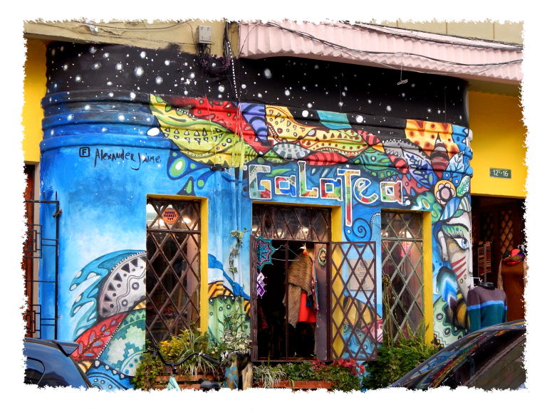 Grafitti in Bogotá