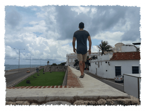 Stadtmauer in Cartagena