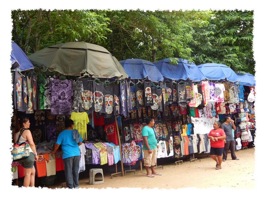 Souvenirläden in Chichén Itzá, Mexiko