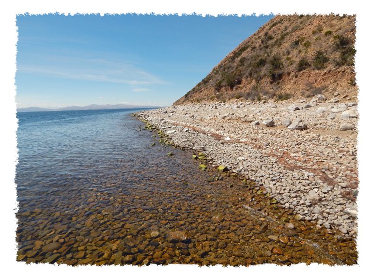 Küste an der Isla de la Luna nahe Copacabana