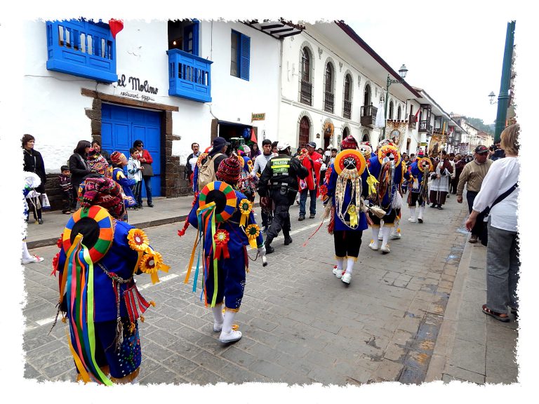Fest in den Straßen von Cusco