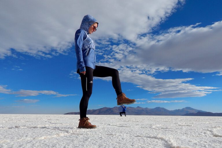 Salar de Uyuni - Fotoshooting - Der gefährdete Käfer
