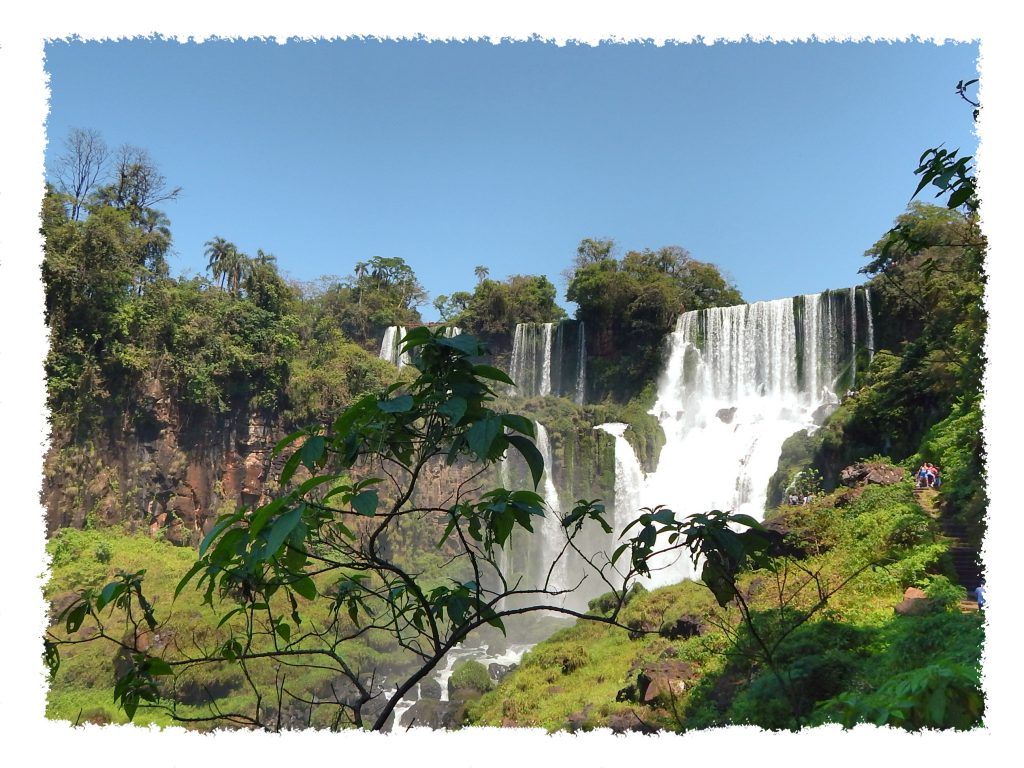 Ausblick auf die Wasserfälle von Iguazú