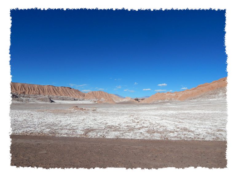 Lanschaft im Valle de la Luna