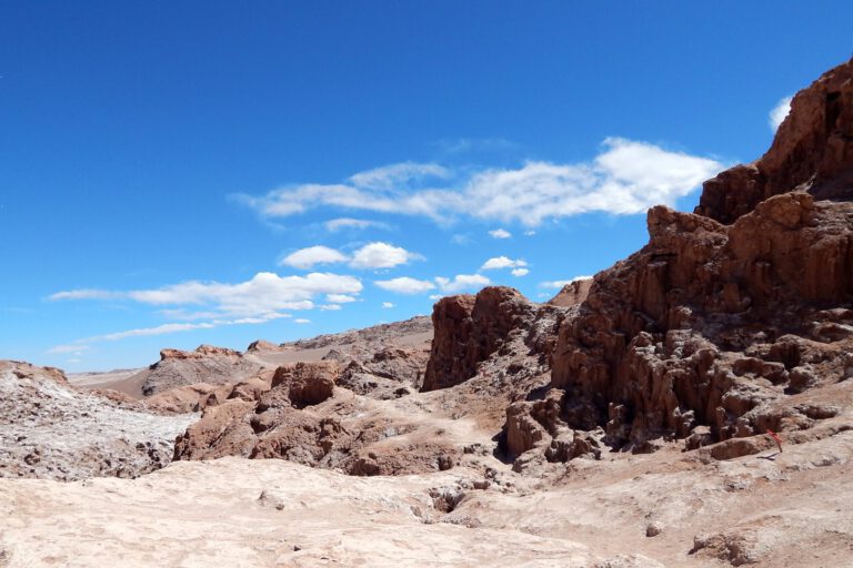 Landschaft im Valle de la Luna