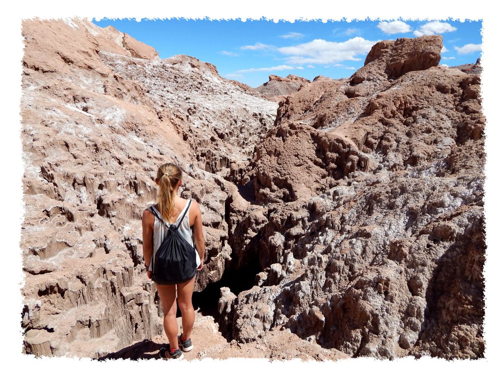 Hannah im Valle de la Luna