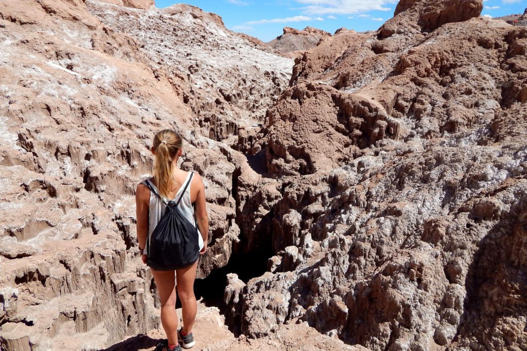 Hannah im Valle de la Luna