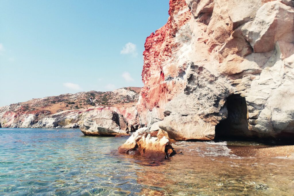 Paliochori Beach auf Insel Milos
