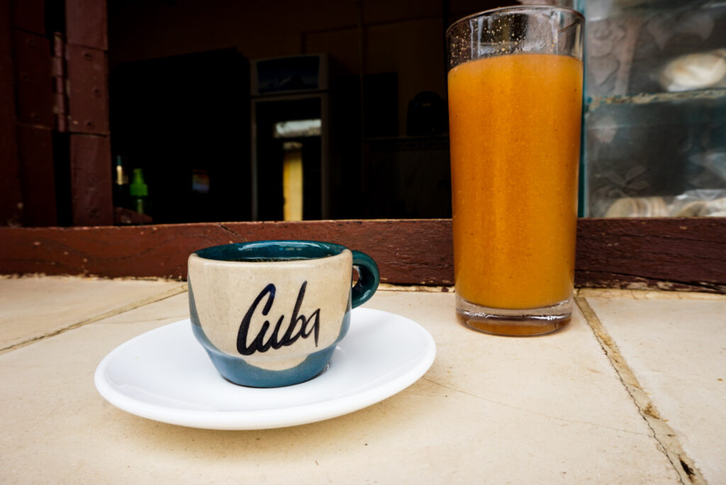 Kubanischer Kaffee in Trinidad Kuba